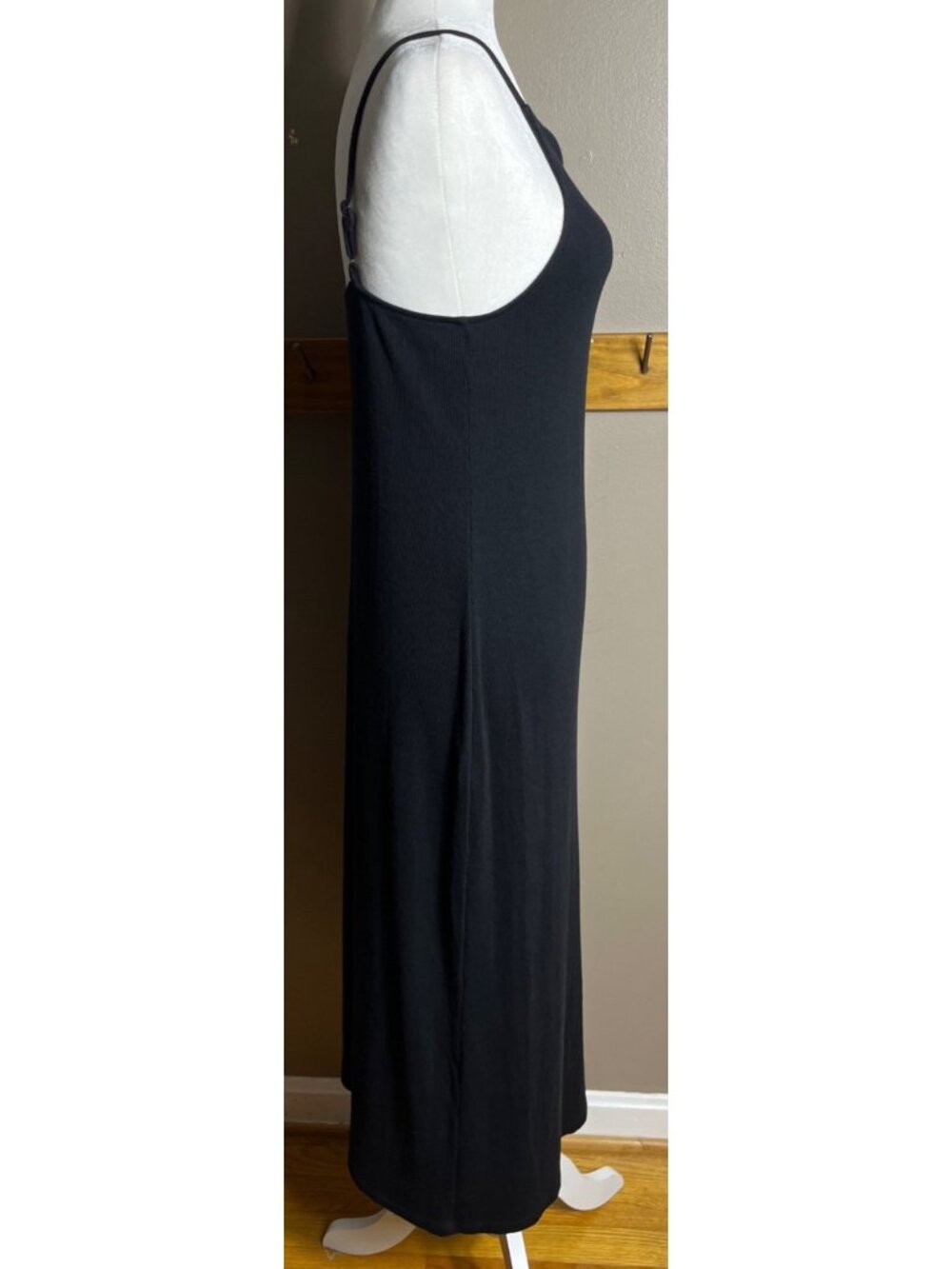 Old Navy Dress Minimalist Midi Spaghetti Strap Rib Knit Basic Layers Cami Wom S - Picture 8 of 8